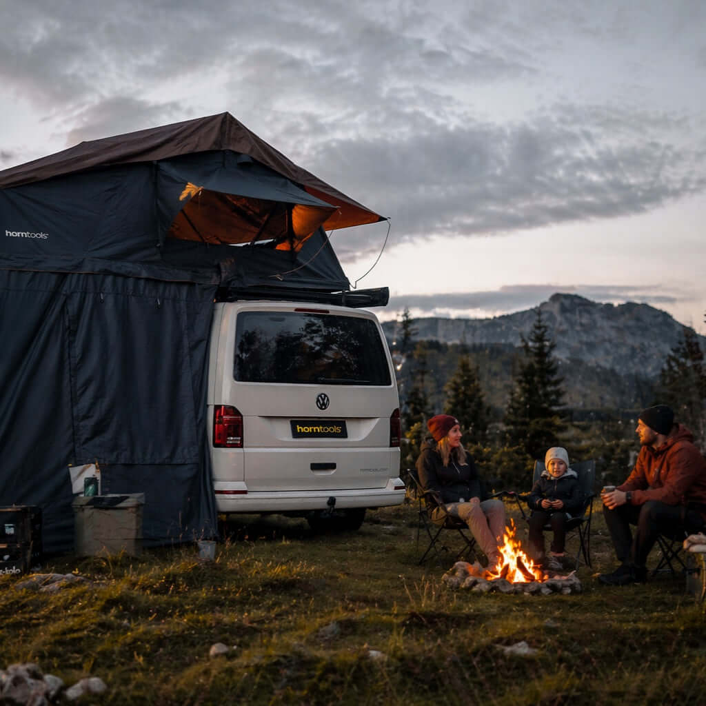Roof tent Elements Gen II for 3 people - 165 cm - color Ocean
