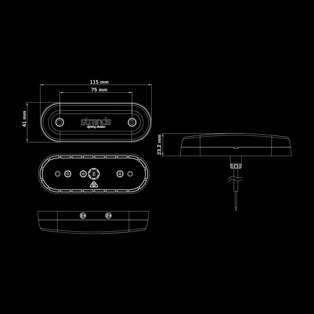 Strands FOR9T GRAVITY REAR POSITION LIGHT