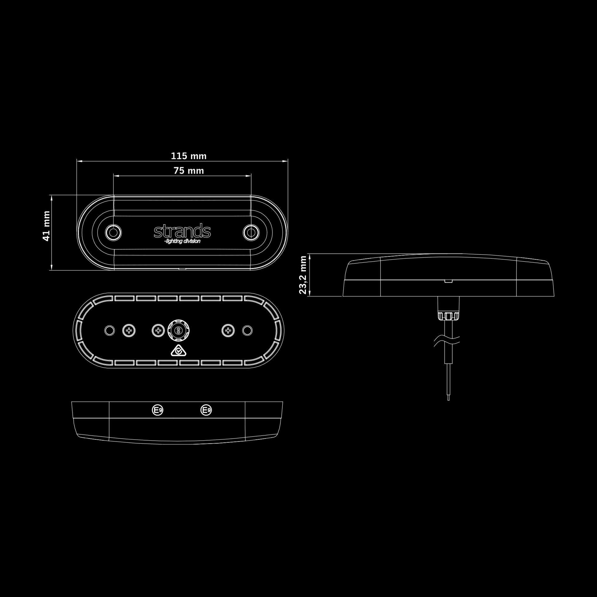 Strands FOR9T GRAVITY FRONT POSITION LIGHT