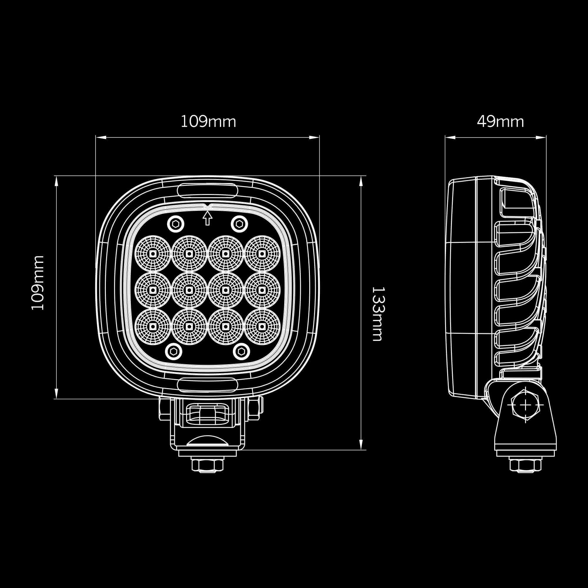 Strands PRESIDENT WORK LIGHT 2.0 24W AMBER