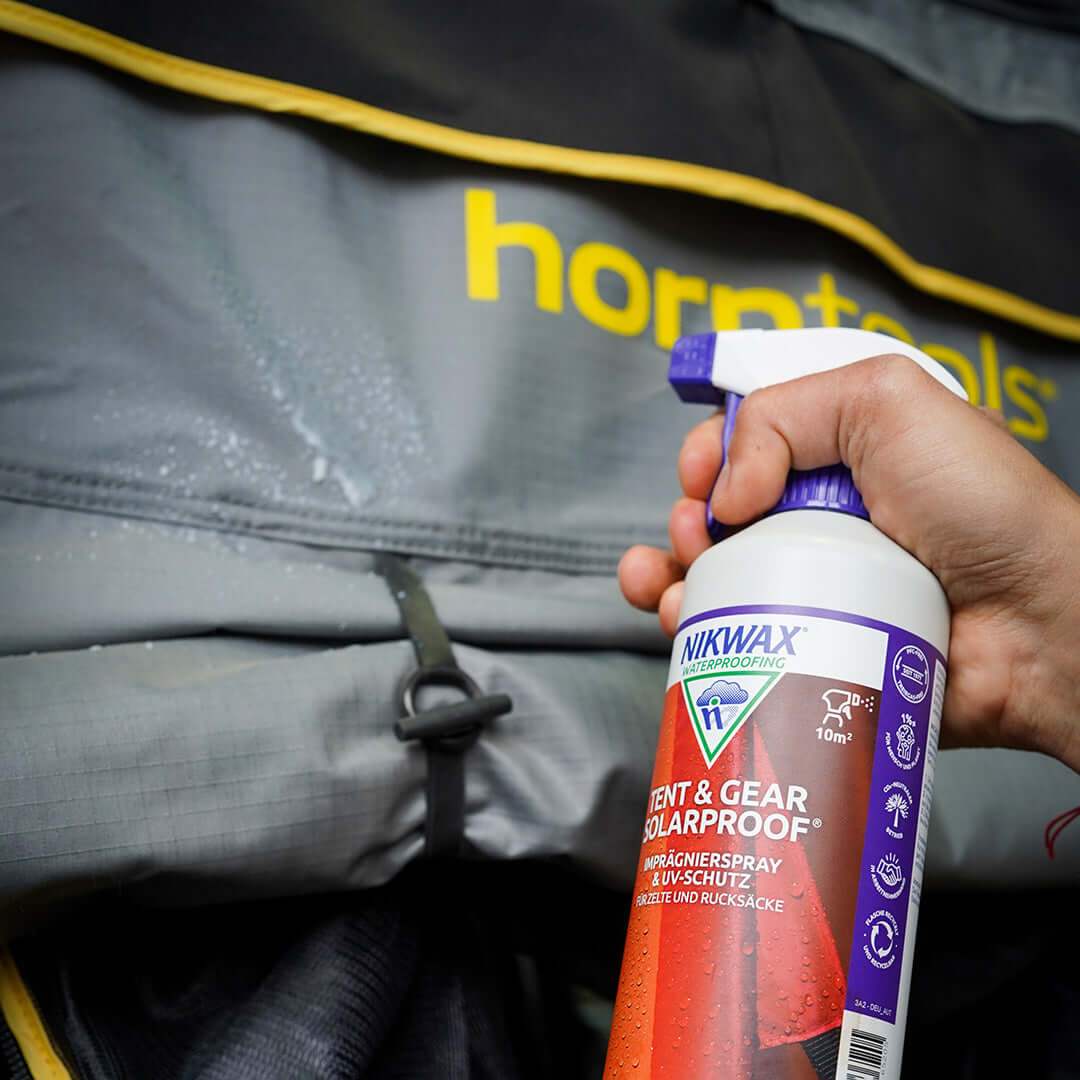 2er-Set: Imprägnierspray & Reinigungsmittel mit UV-Schutz - Tent & Gear